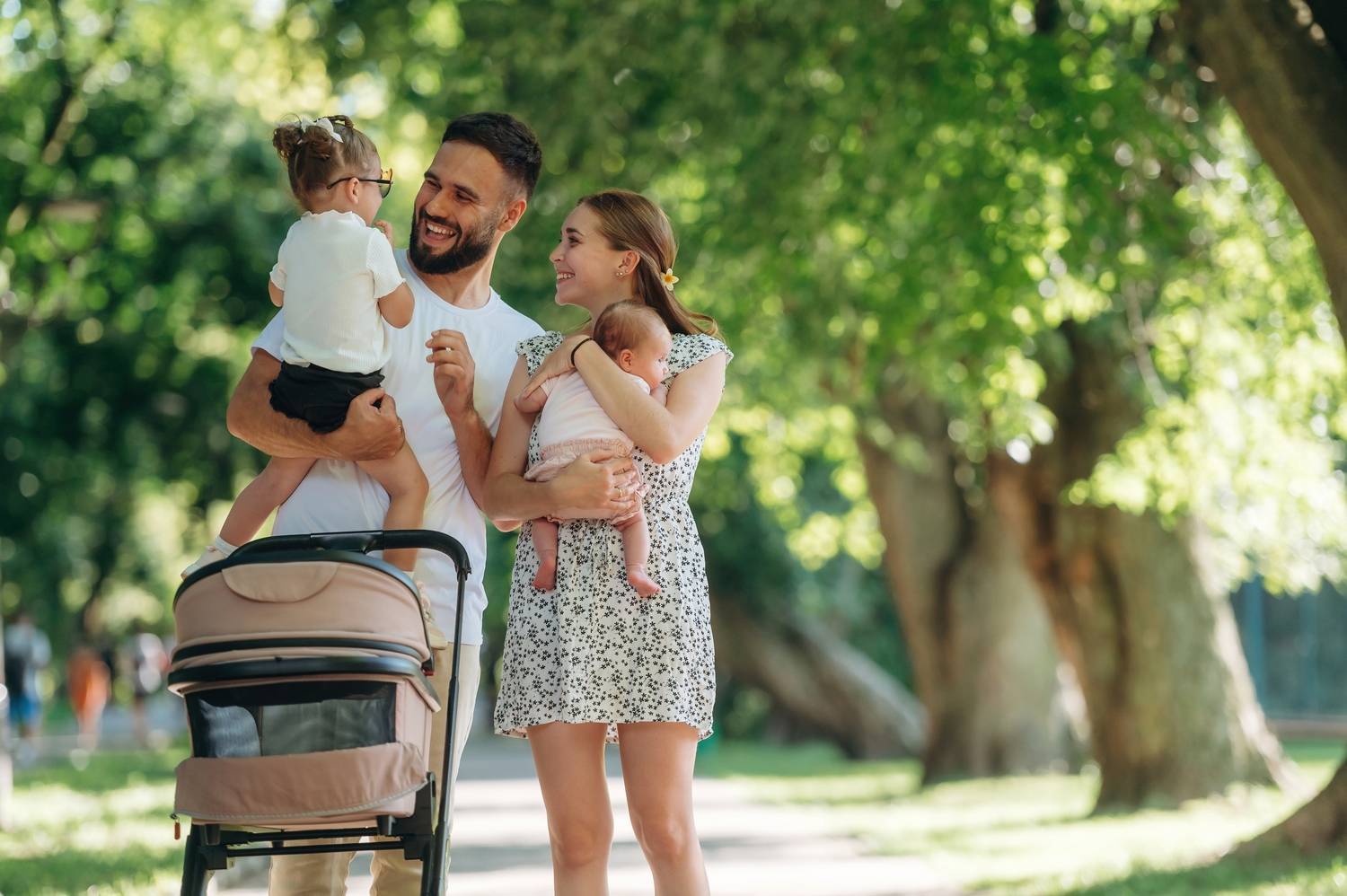 Famille avec bébé